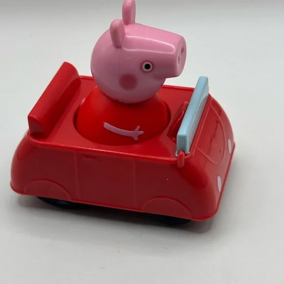 Peppa Pig Red Toy Car Rolling Vehicle Preschool Toy - Picture 3 of 6